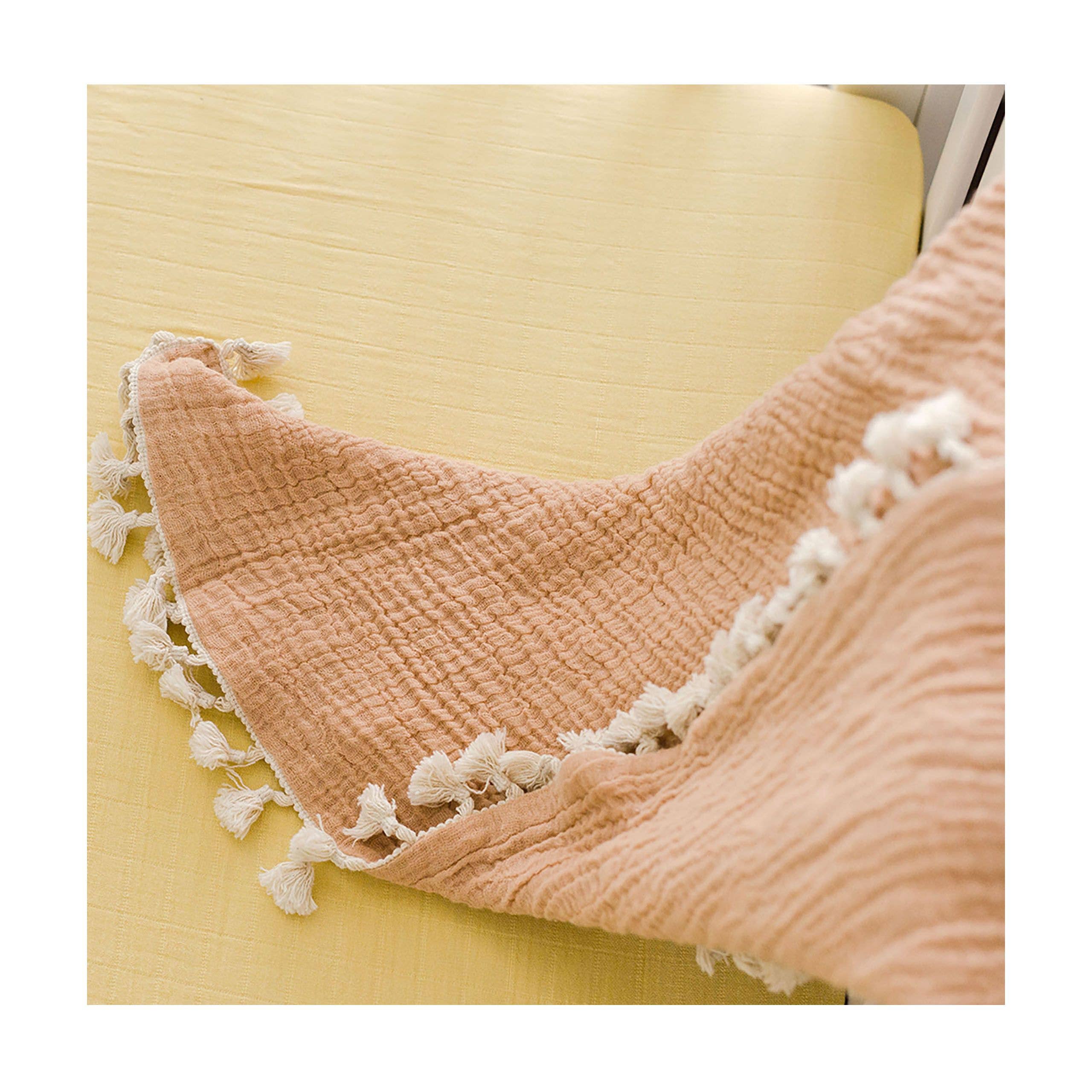 Crane Baby - 6 Layer Muslin Blanket Copper - Image 9