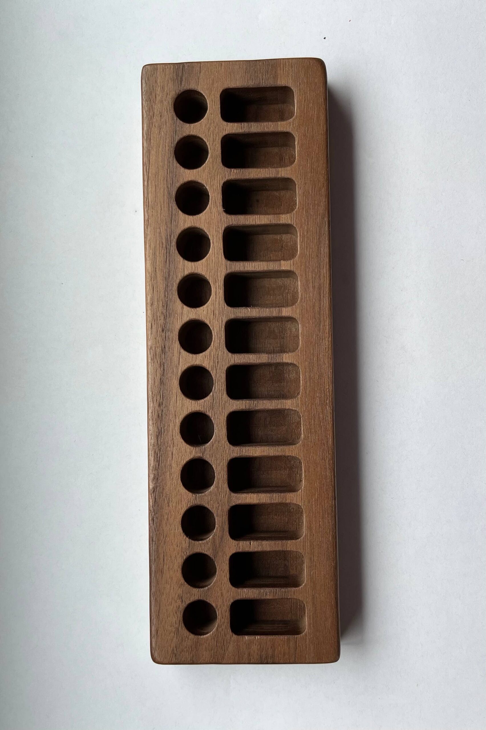 Organic Beeswax Crayons - Wooden Crayon Holder 12 Stick /12 Block