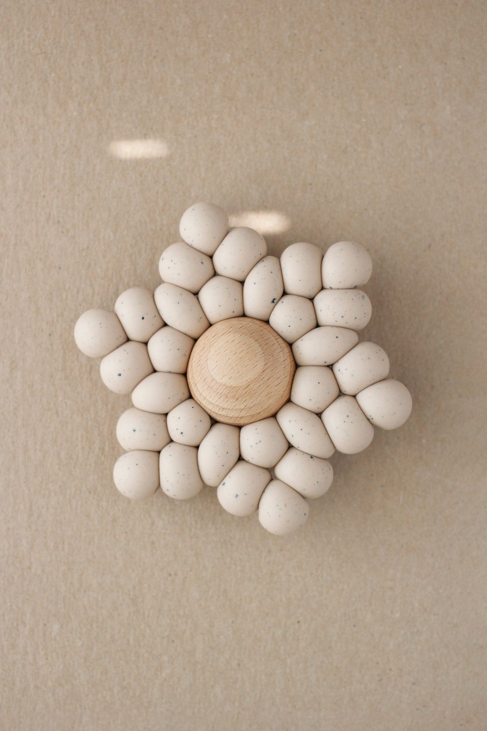 Little Chew - Teether - Star | Speckled Vanilla