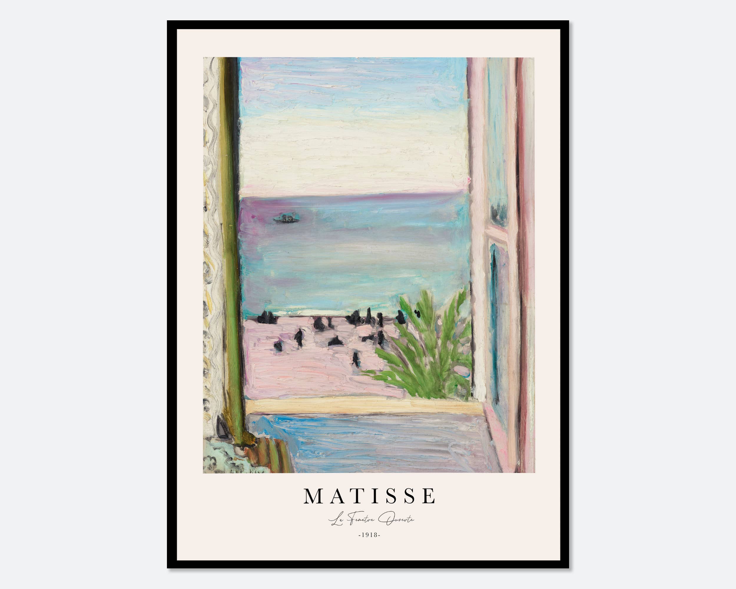 Sugar & Canvas - Henri Matisse La Fenêtre Ouverte Art Print M149