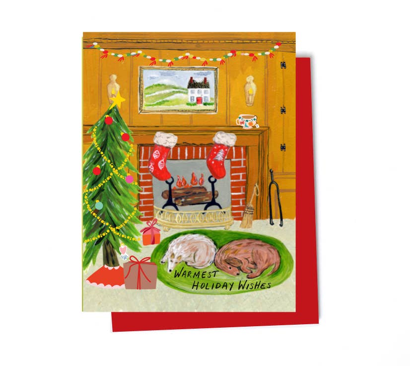 Elizabeth Grubaugh - Fireplace Holiday Card