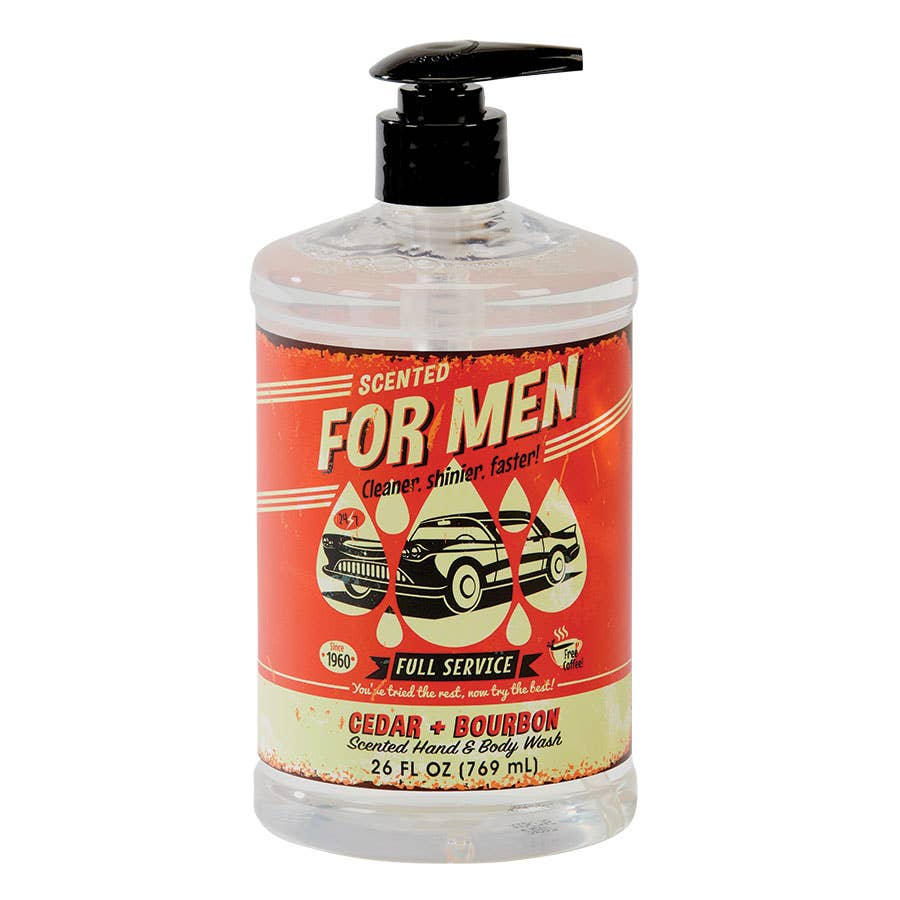 For Men 26oz Body Wash Cedar Bourbon