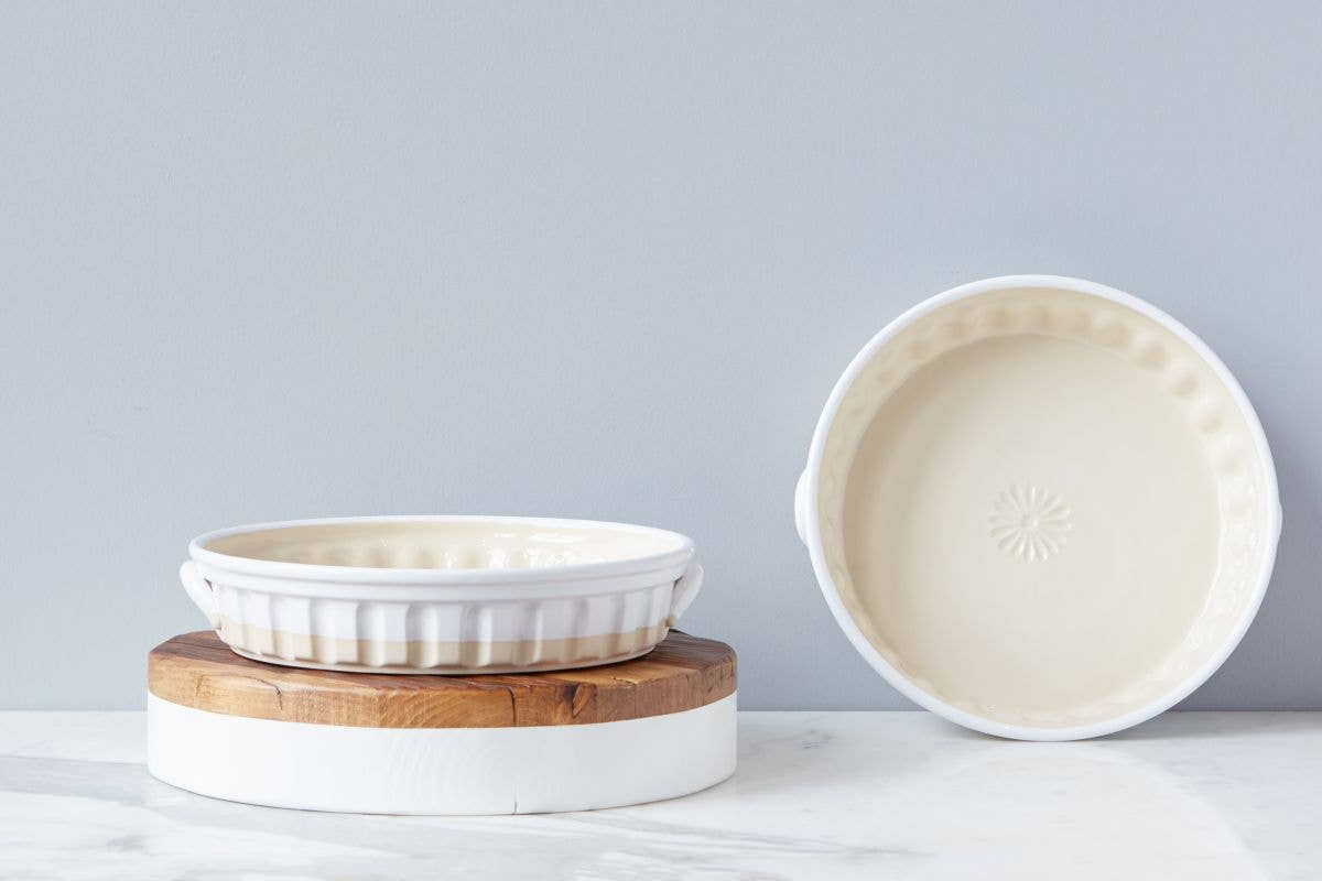 etúHOME - White Paella Baker, Small