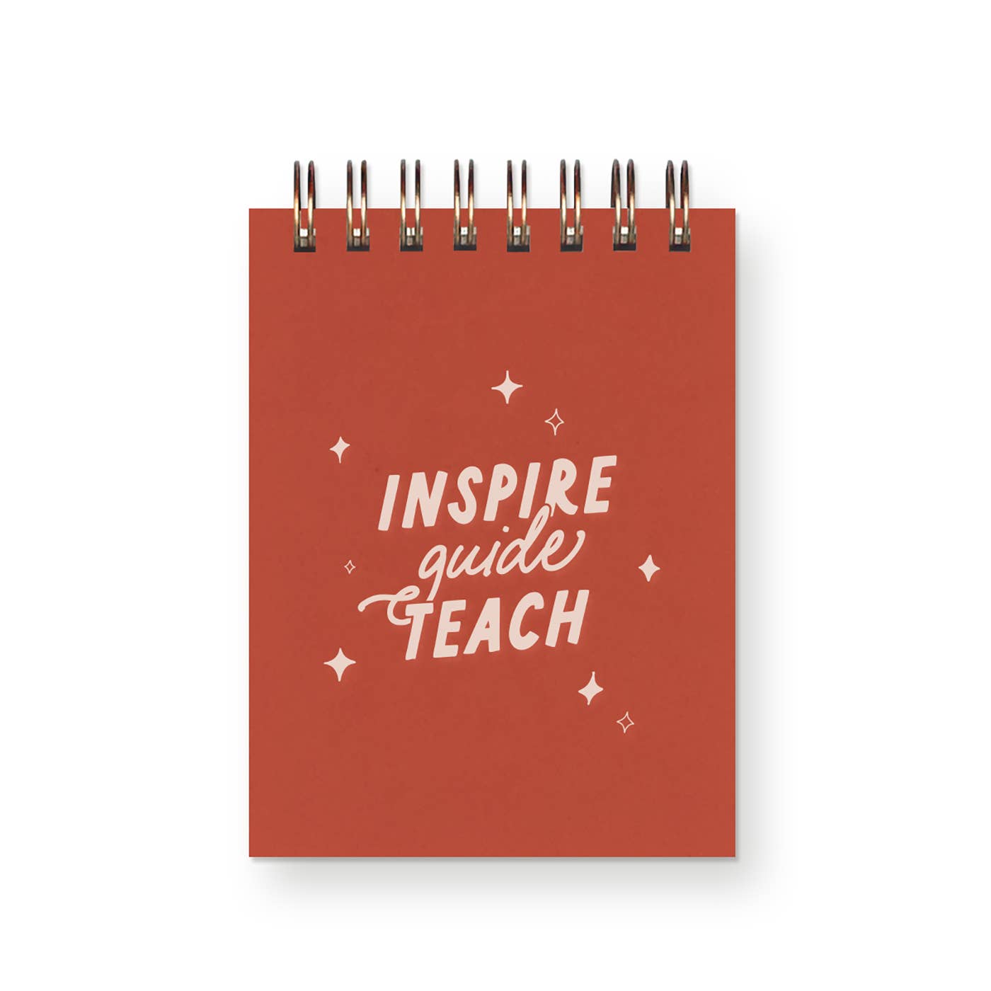 Inspire, Guide, Teach Mini Jotter Notebook: Canyon Cover | White Ink