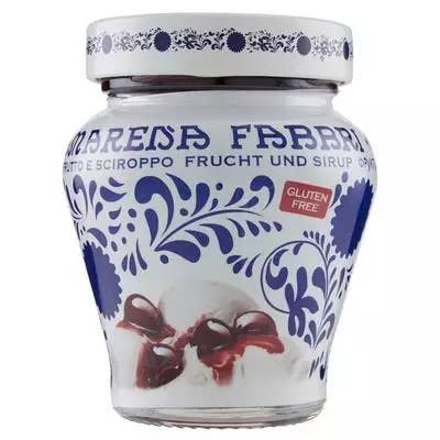 Gourmet Food Solutions, Inc. - Amarena Cherries in Syrup - Fabbri 230g glass jar