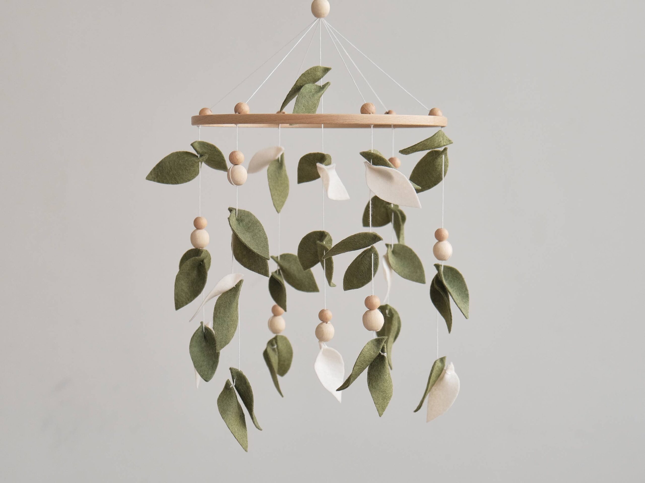 ChilDreams - Baby Crib Mobile - Forest Mobile, Leaf Crib Mobile