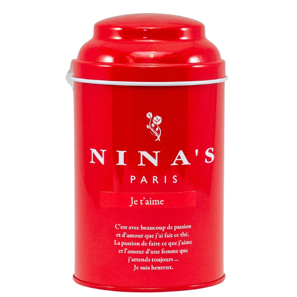 Nina's Paris Je T'aime Loose Leaf Tea Gift Tin 3.5oz