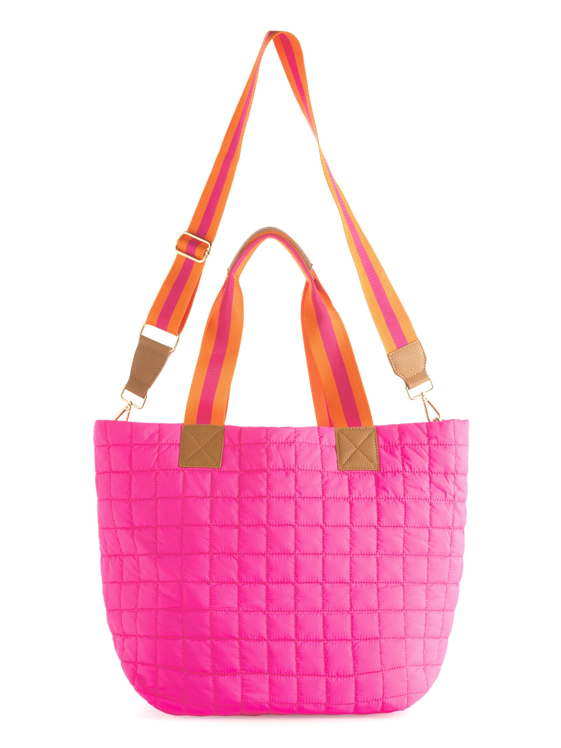 EZRA TRAVEL TOTE: Magenta