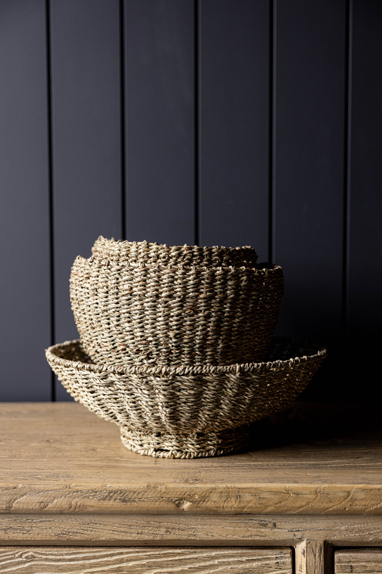 Woven Seagrass Bowl: Large