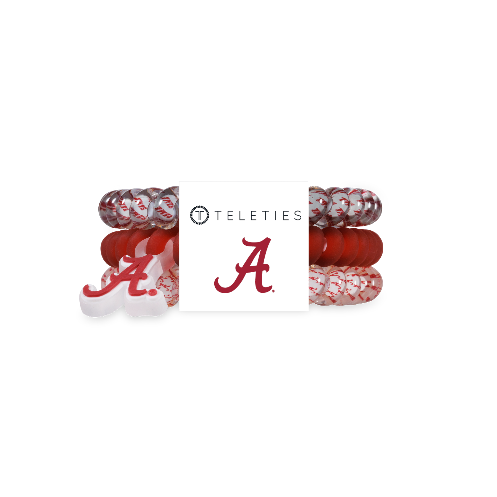 Spiral Hair Coils | Small | Roll Tide! Hair Ties