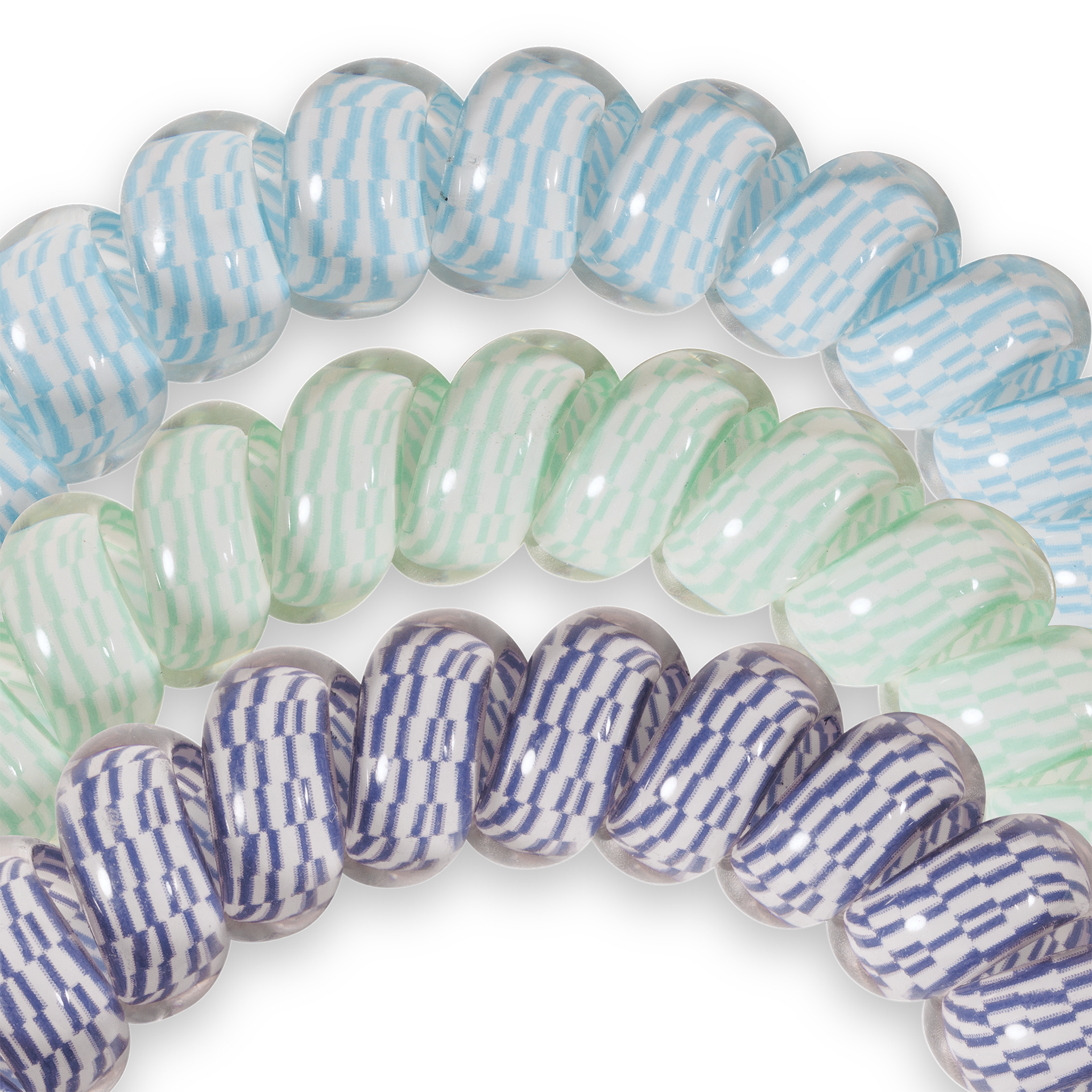 Spiral Hair Coil | Large | Totally Turquoise