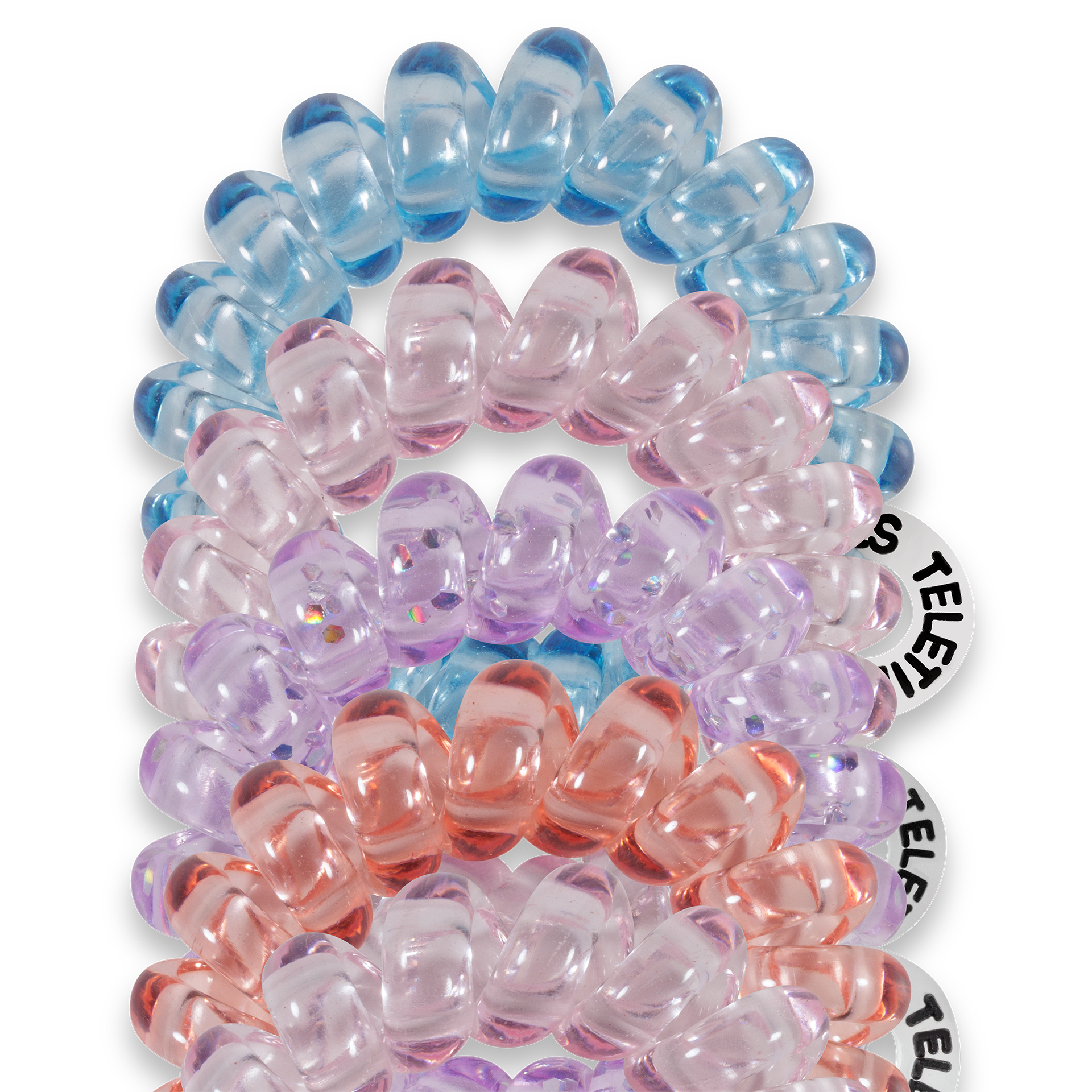 Spiral Hair Coils | Tiny | Sea Glass