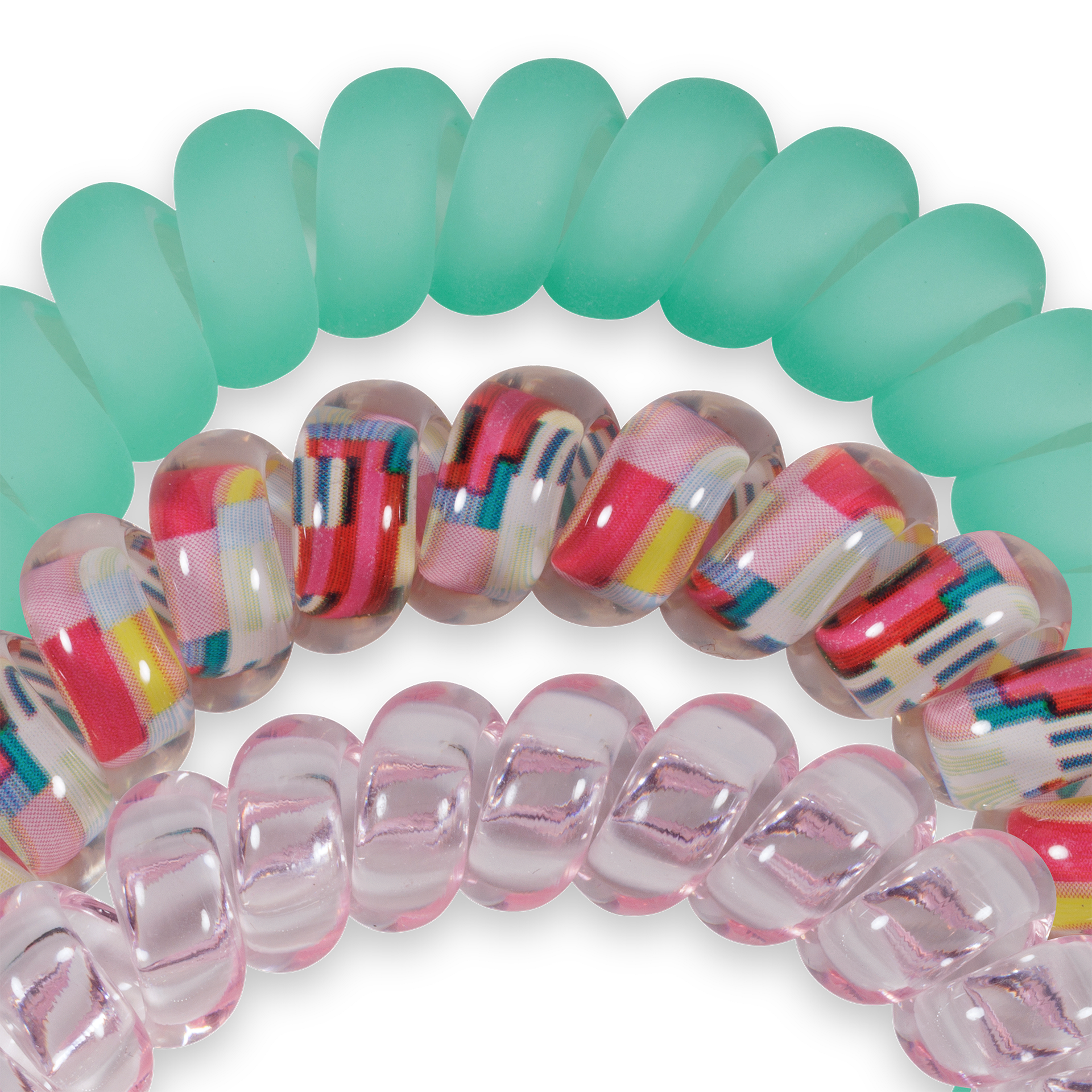 Spiral Hair Coils | Large | Spring Splash