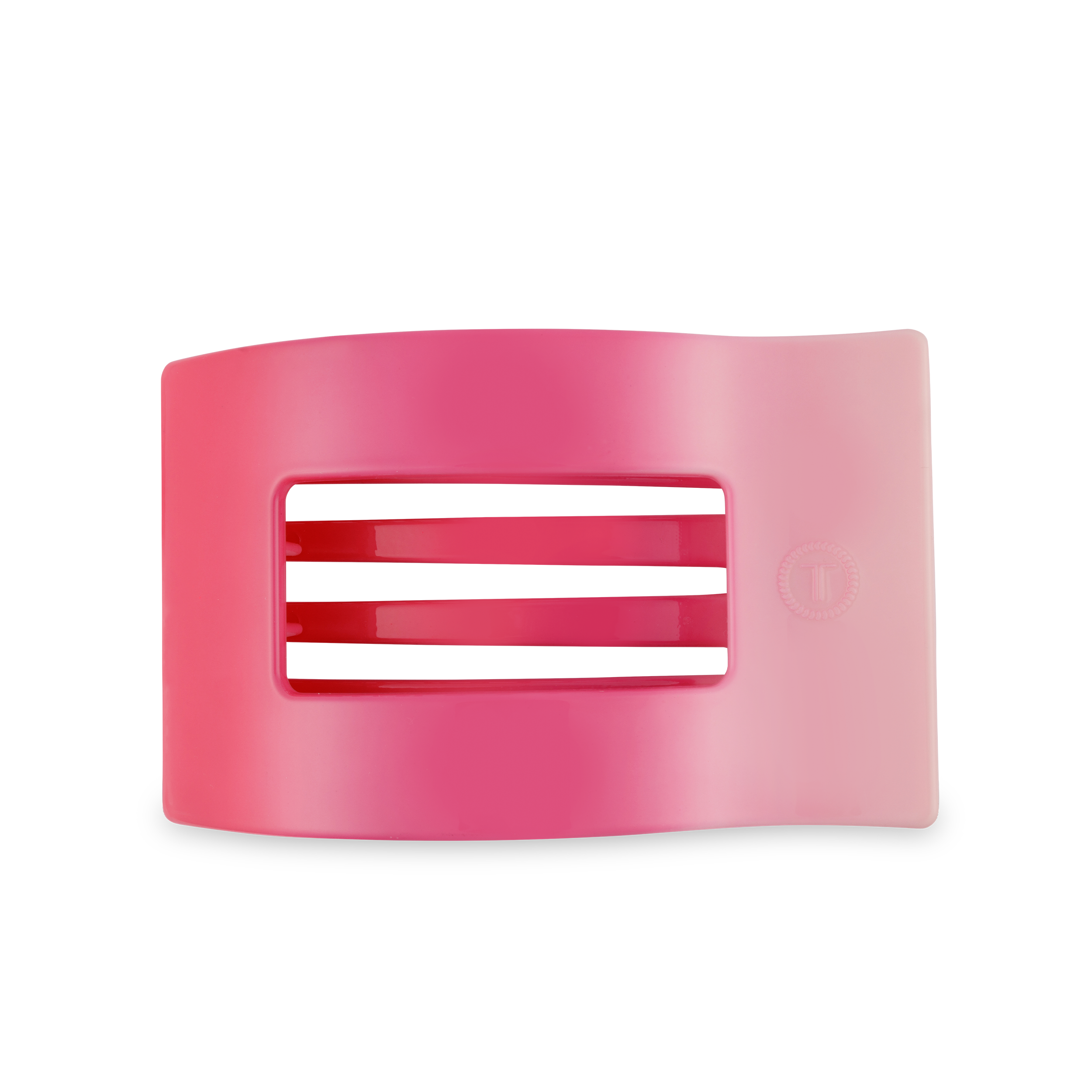 Flat Rectangle Hair Clip | Large | Kiss & Tell