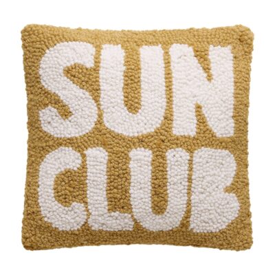 Sun Club Hook Pillow
